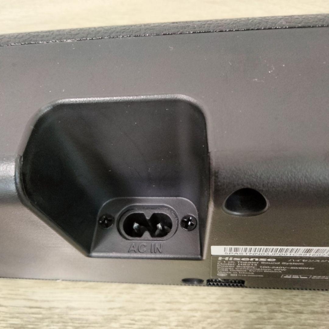値下げ交渉歓迎 Hisense HS 214 サウンドバー ハイセンス2.1