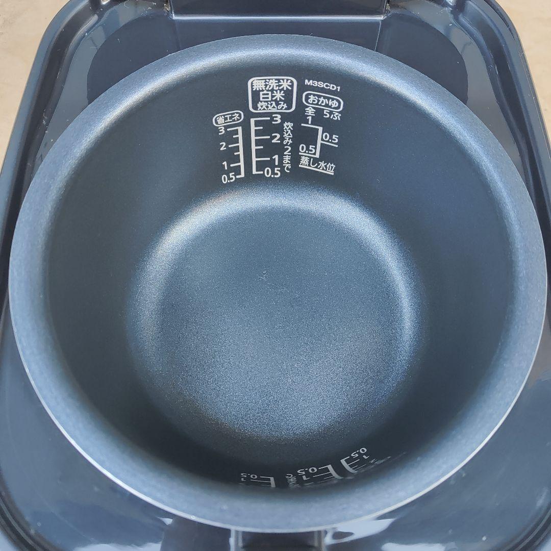 アイリスオーヤマ 炊飯器マイコン式3合極厚銅釜銘柄炊き分け機能RC-MA30AZ