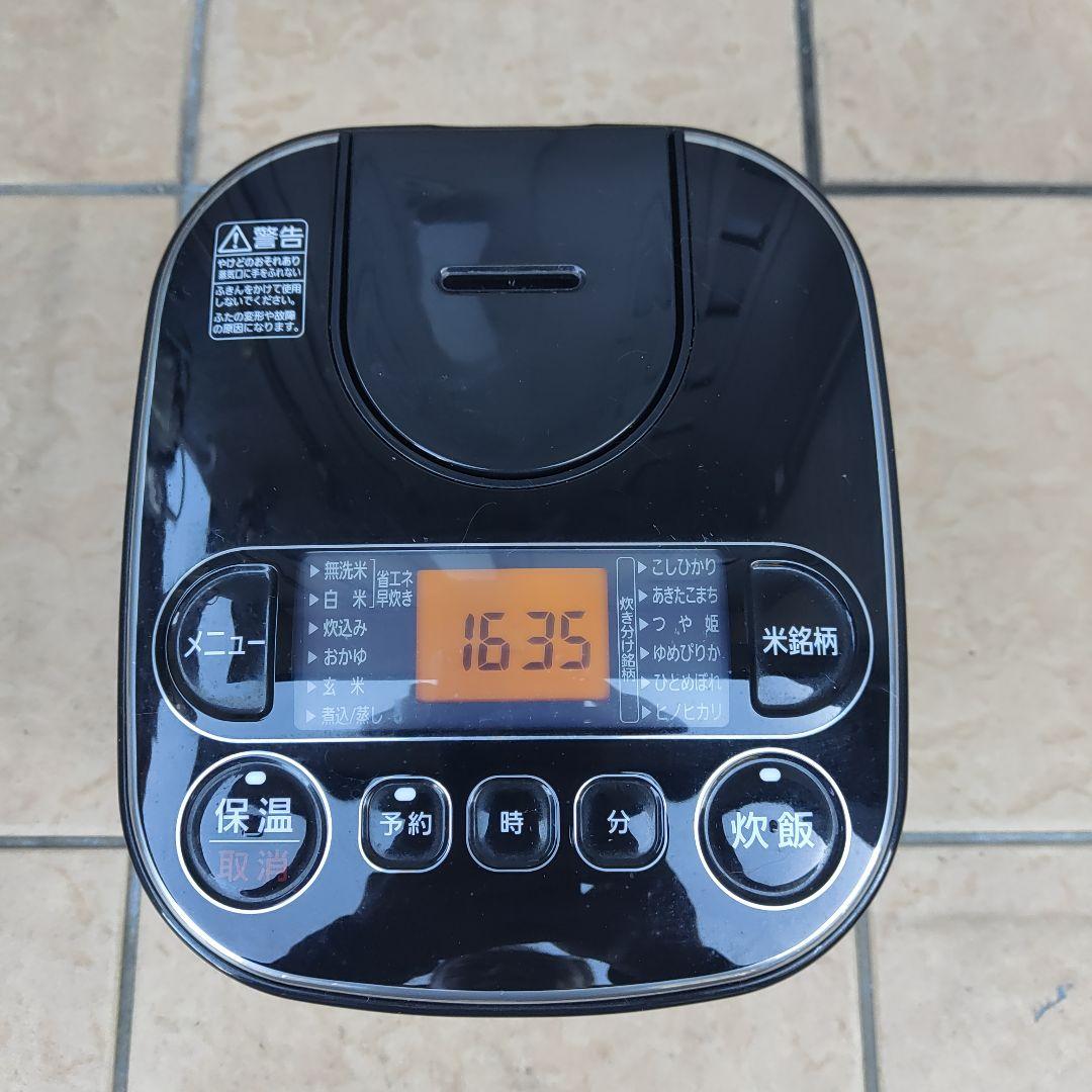 アイリスオーヤマ 炊飯器マイコン式3合極厚銅釜銘柄炊き分け機能RC-MA30AZ