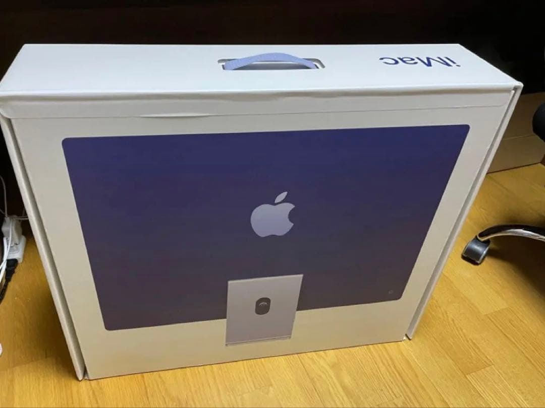ほぼ新品Apple iMac 24インチパープル　付属品全部込 16GB 256
