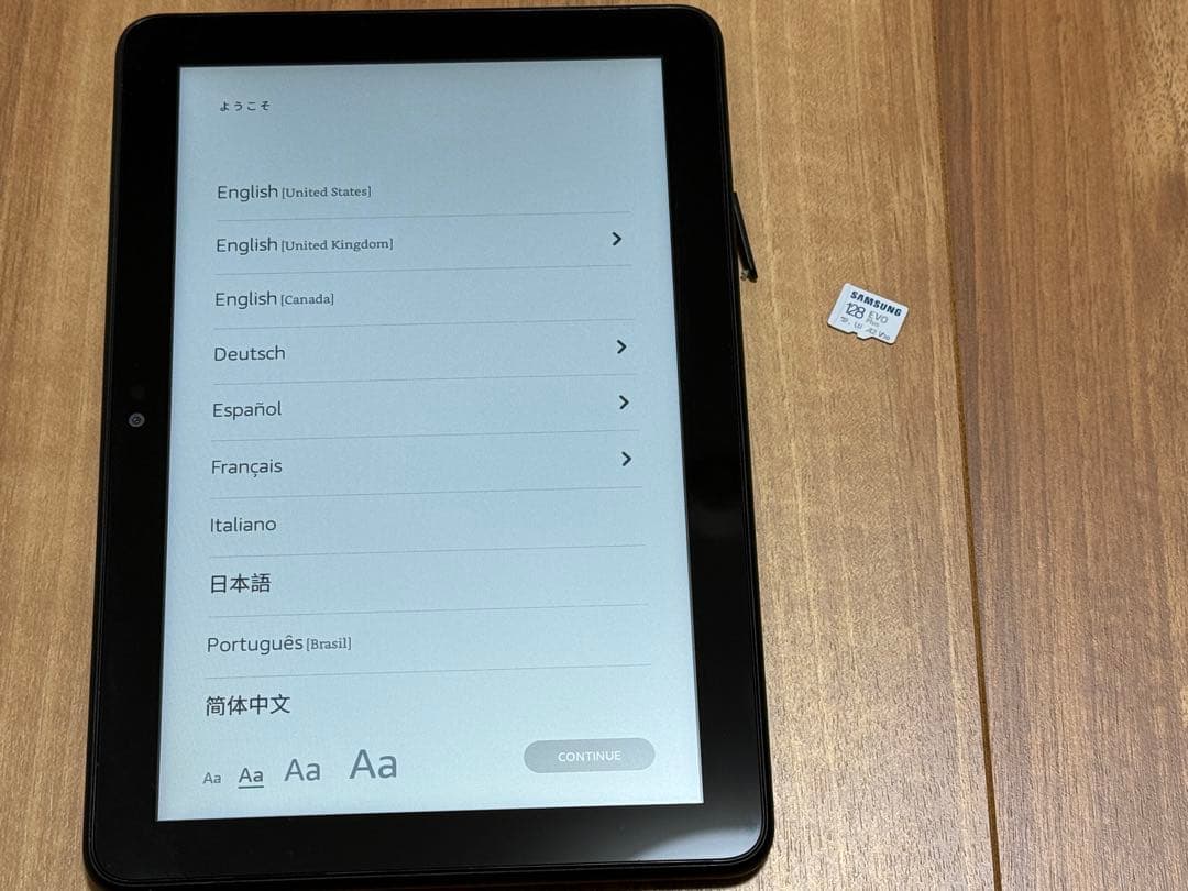 新品同様 マイクロSD付 Fire HD 8 タブレット ブラック 32GB