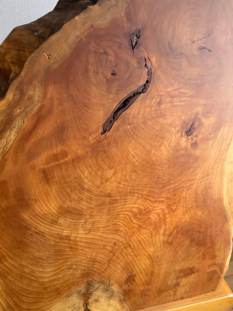 けやき　一枚板　衝立　インテリア