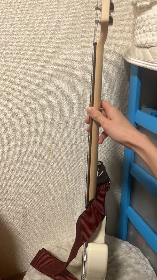 Yamaha PACIFICA ホワイトエレキギター ストラップケース説明書付き