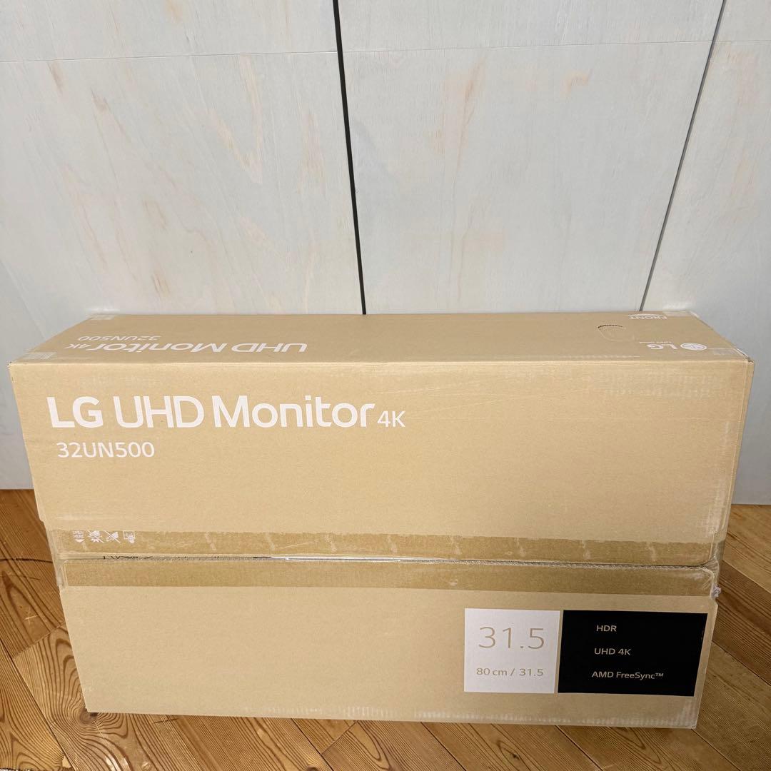 【超美品/正規品】LG 4K モニター 32UN500-W 31.5インチ