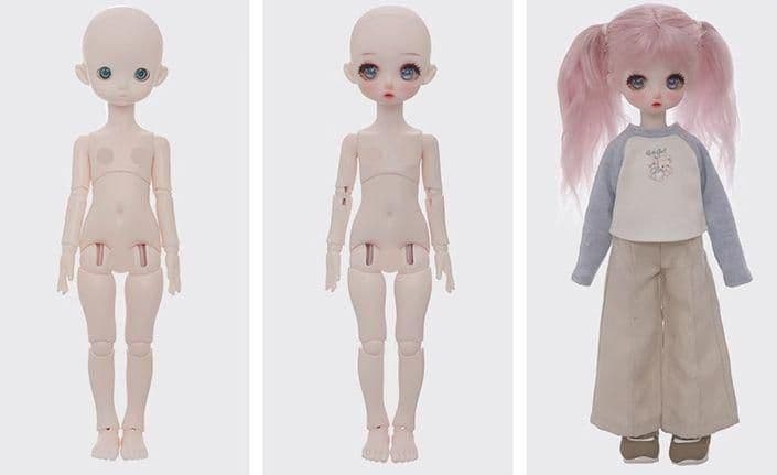 AX8 BJD 1/6 ドール本体 Fura　球体関節人形 ハンドメイド