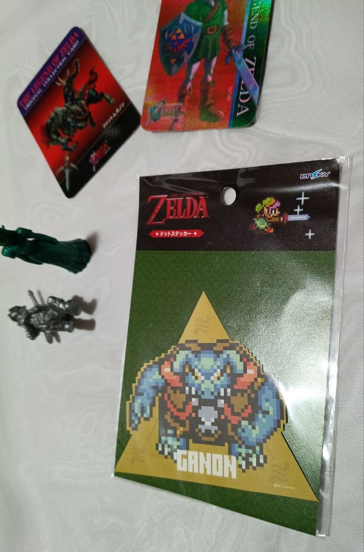 ゼルダの伝説　フィギュア　カード　ステッカー　まとめ　リンク　ゼルダ姫　ガノン