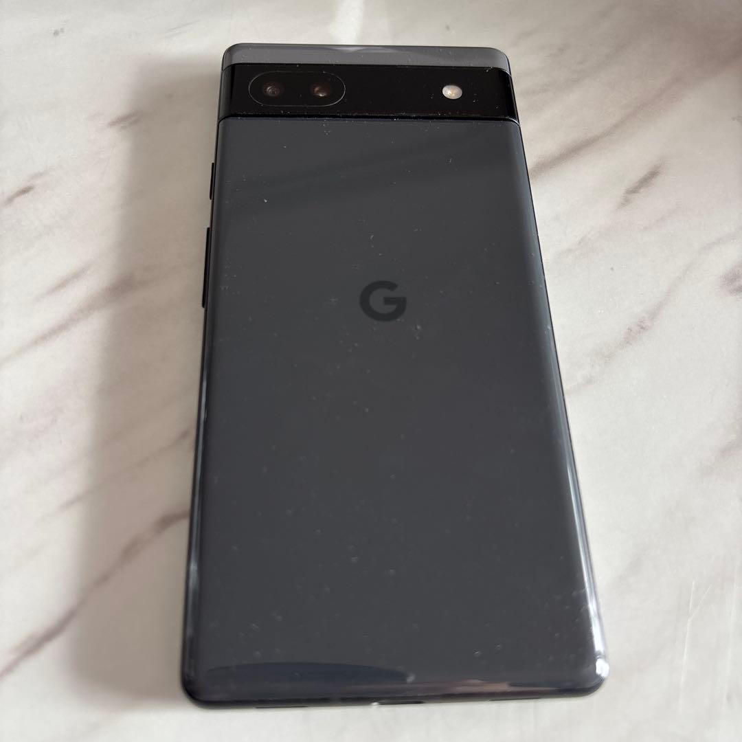 Google Pixel 6a チャコール 画面にひびあり