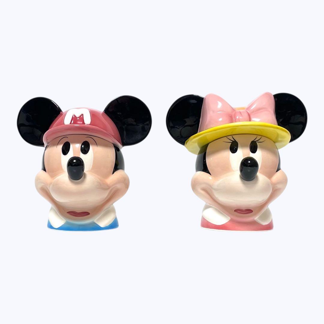 加藤工芸 ディズニー ミッキー＆ミニー ペア 陶器製 小物入れ カバードボックス