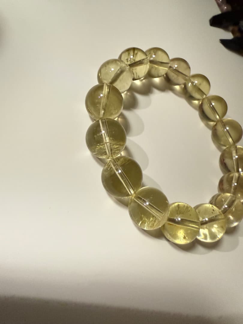 ブラジリアンイエロークリスタル13.5mm