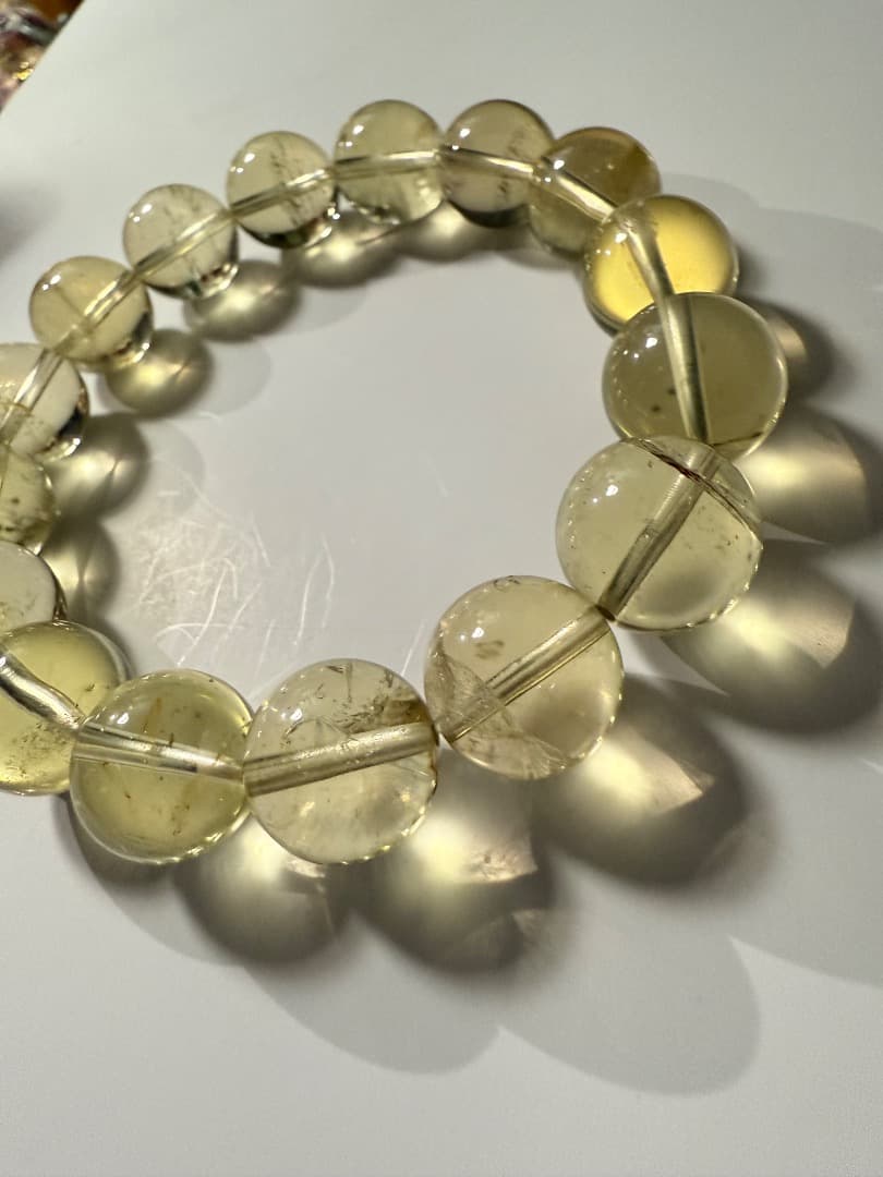 ブラジリアンイエロークリスタル13.5mm