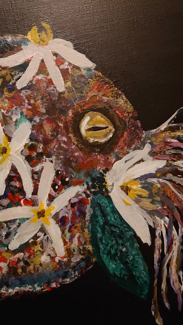 アクリル画 サイズF8