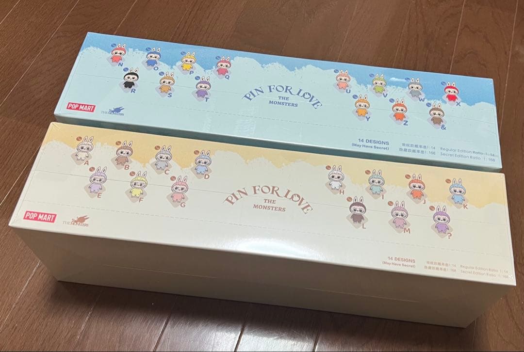 ラブブ イニシャル２BOXセット PIN FOR LOVE