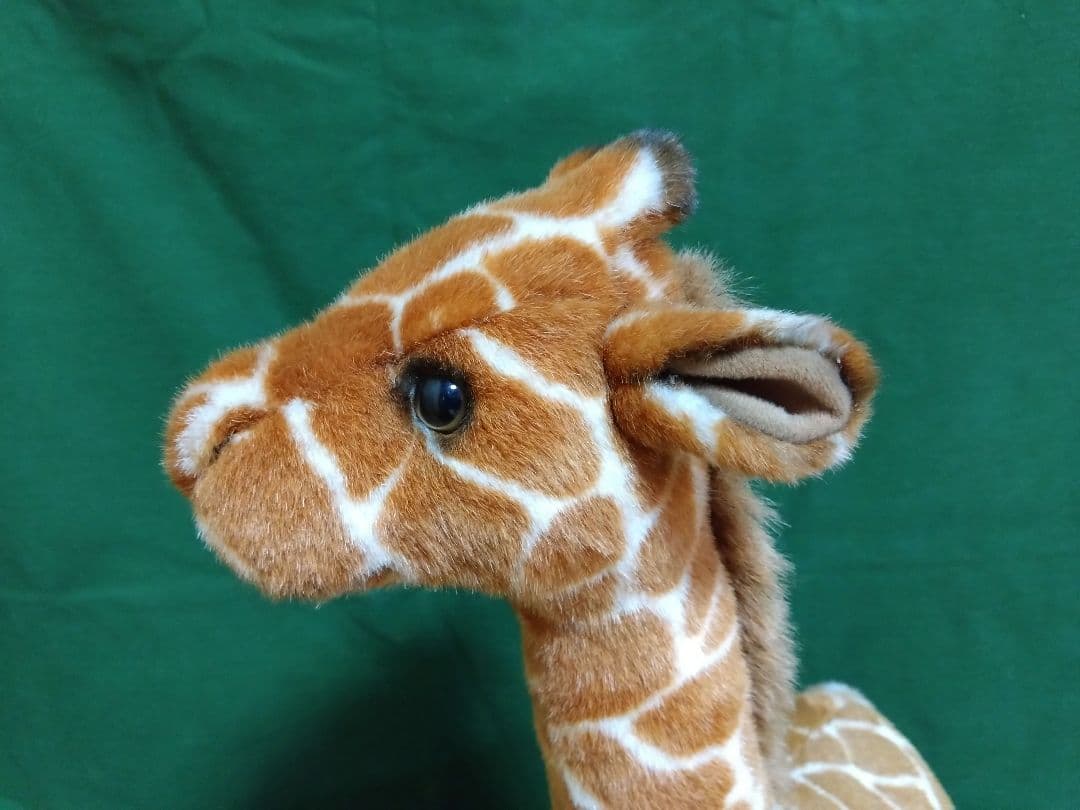 ぬいぐるみ　昭和レトロ　ナカジマ　動物　キリン　親子　野性の王国　希少