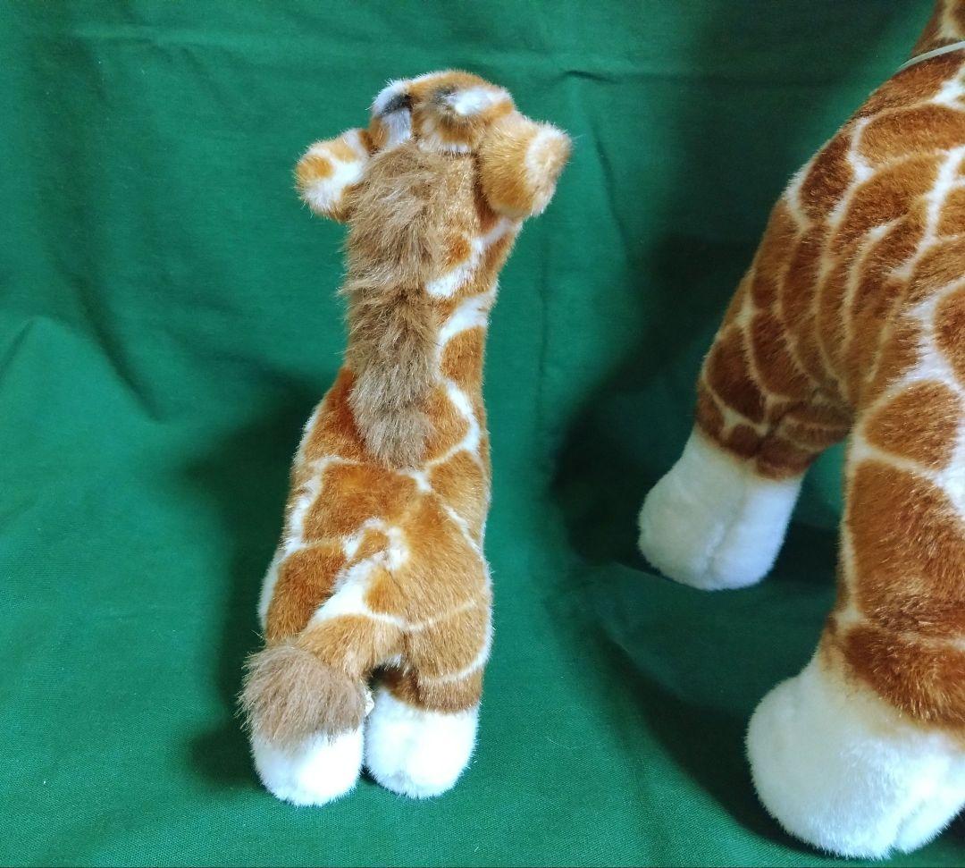 ぬいぐるみ　昭和レトロ　ナカジマ　動物　キリン　親子　野性の王国　希少