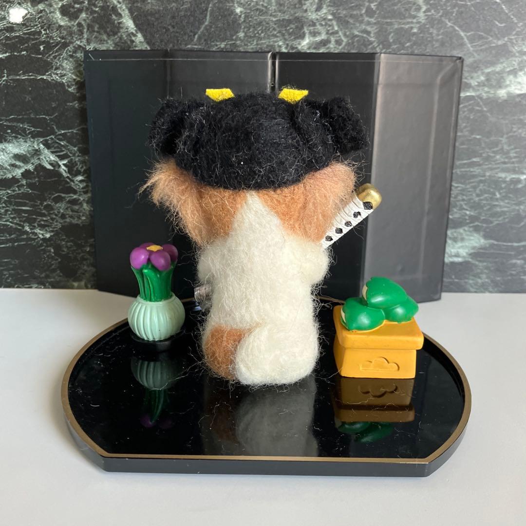 羊毛フェルト 犬 パピヨン3 こどもの日 専用
