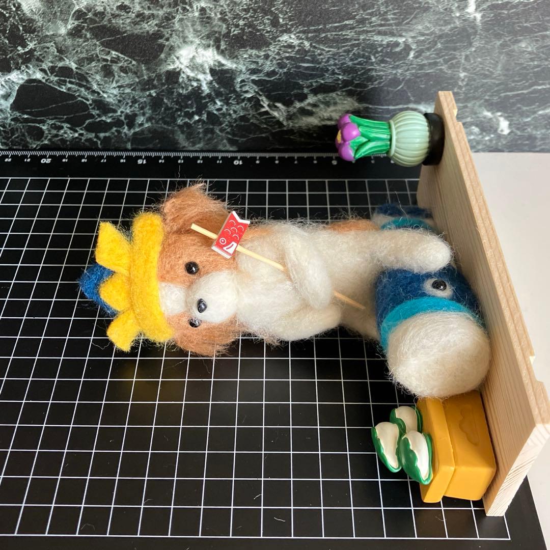 羊毛フェルト 犬 パピヨン3 こどもの日 専用