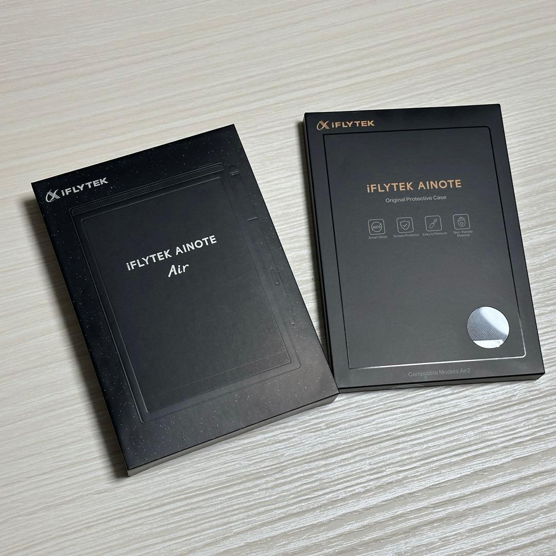 美品・iFLYTEK AINOTE Air2 本体+純正ケースネイビー色