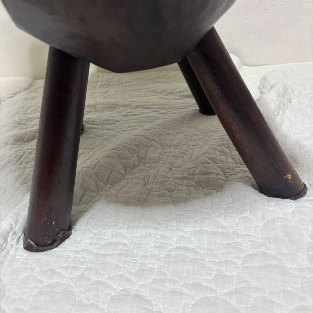 【極希少】ラタン製 チェア 彫刻 木彫り 犬 ドッグ