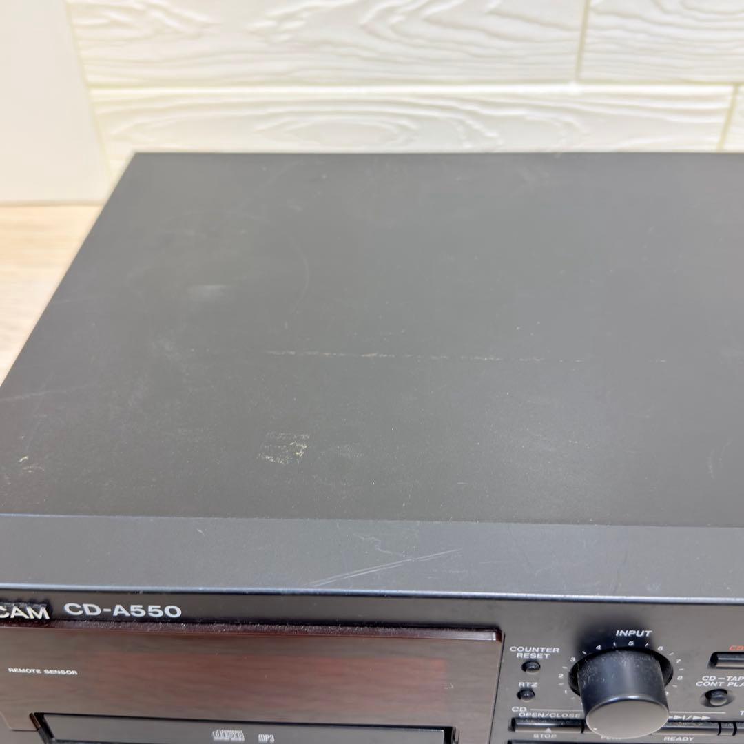 TASCAM CD-A550 CDプレーヤー カセットデッキ タスカム