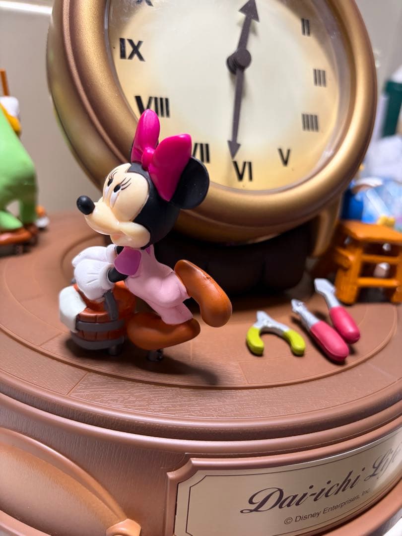 美品　非売品　第一生命ディズニー置き時計