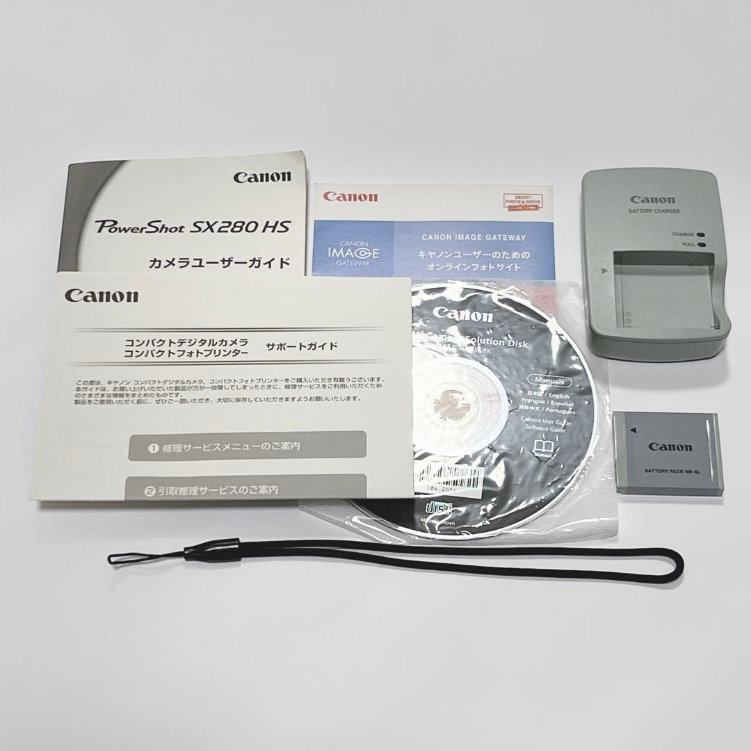 【美品】Canon PowerShot SX280hs コンパクトデジタルカメラ