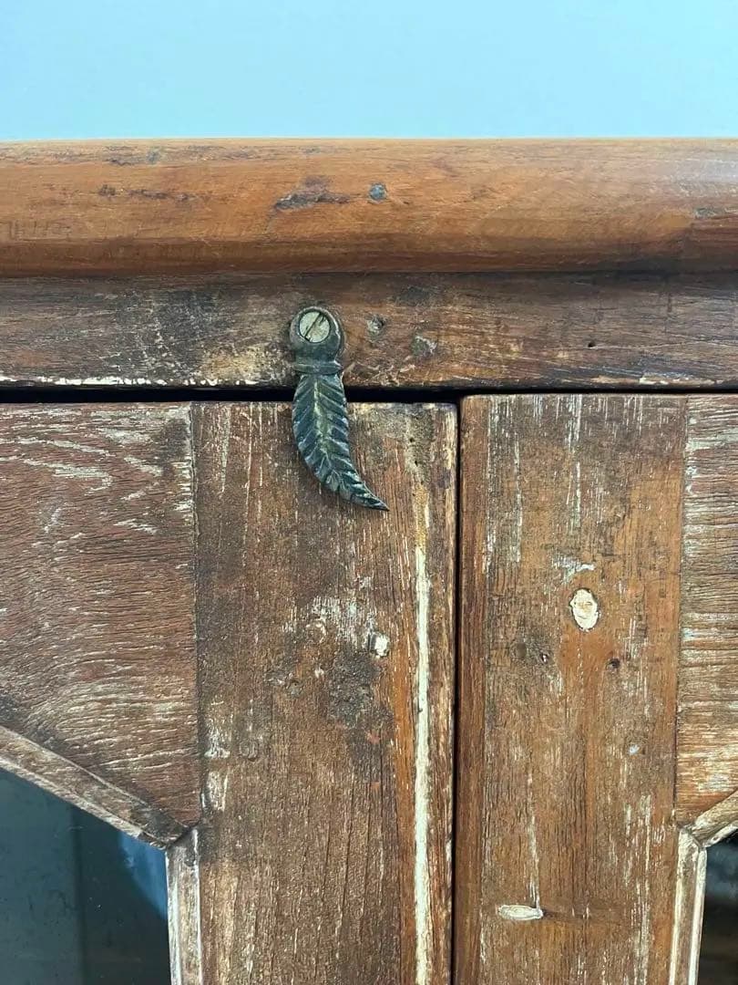 オールドメゾン　ヴィンテージ アンティーク　キャビネット　シェルフ　飾り棚