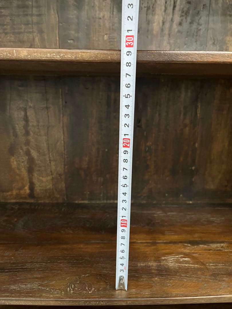 オールドメゾン　ヴィンテージ アンティーク　キャビネット　シェルフ　飾り棚