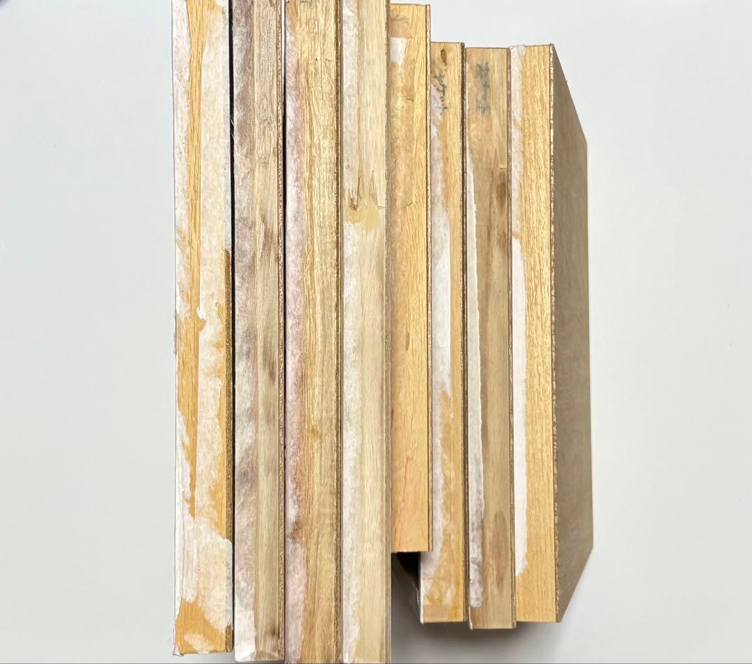 画材　木製パネル/木目パネル　9点セット