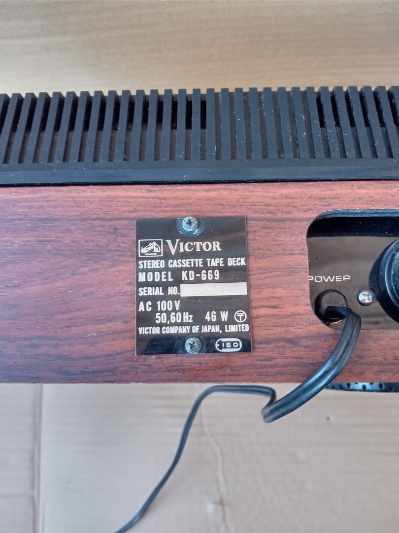 Victor ビクター カセットデッキ KD-669