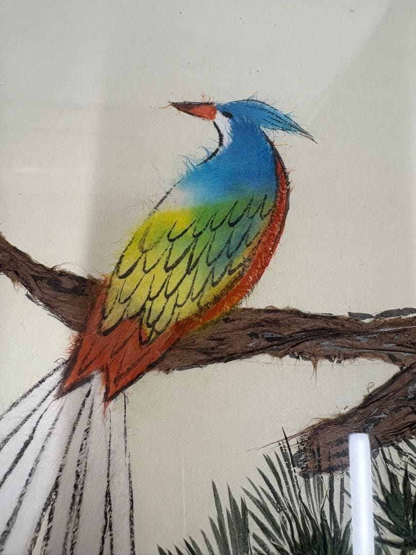 額 絵画 中国美術 骨董 花 鳥 七福神