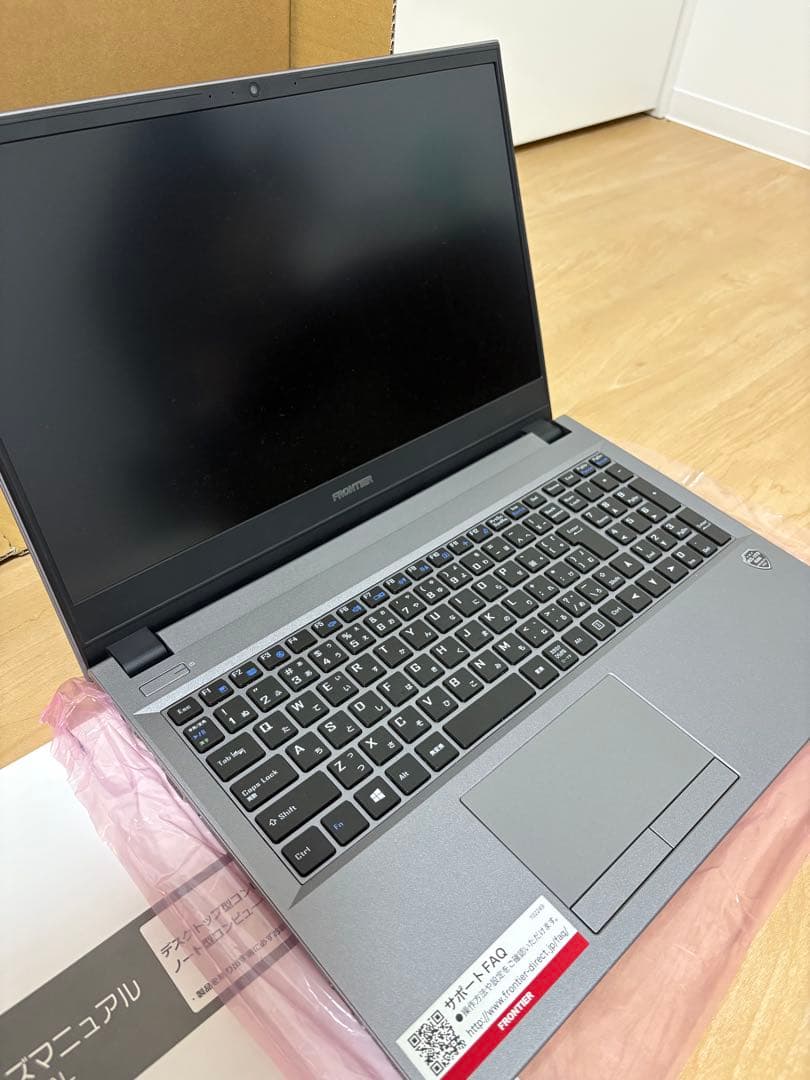［未使用ジャンク品］FRONTIER ノートPC シルバー