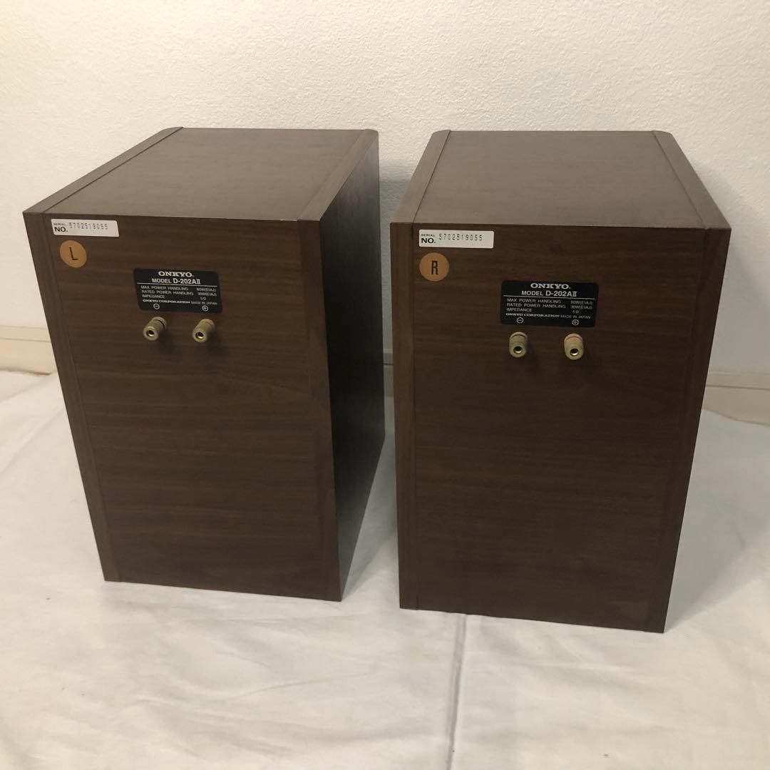 送料込★可品★ONKYO D-202A I I 動作確認済 スピーカー ペア