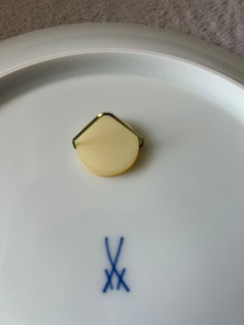 【美品・ケース付】マイセン／275周年 歴代 双剣 飾り皿 25.5㎝