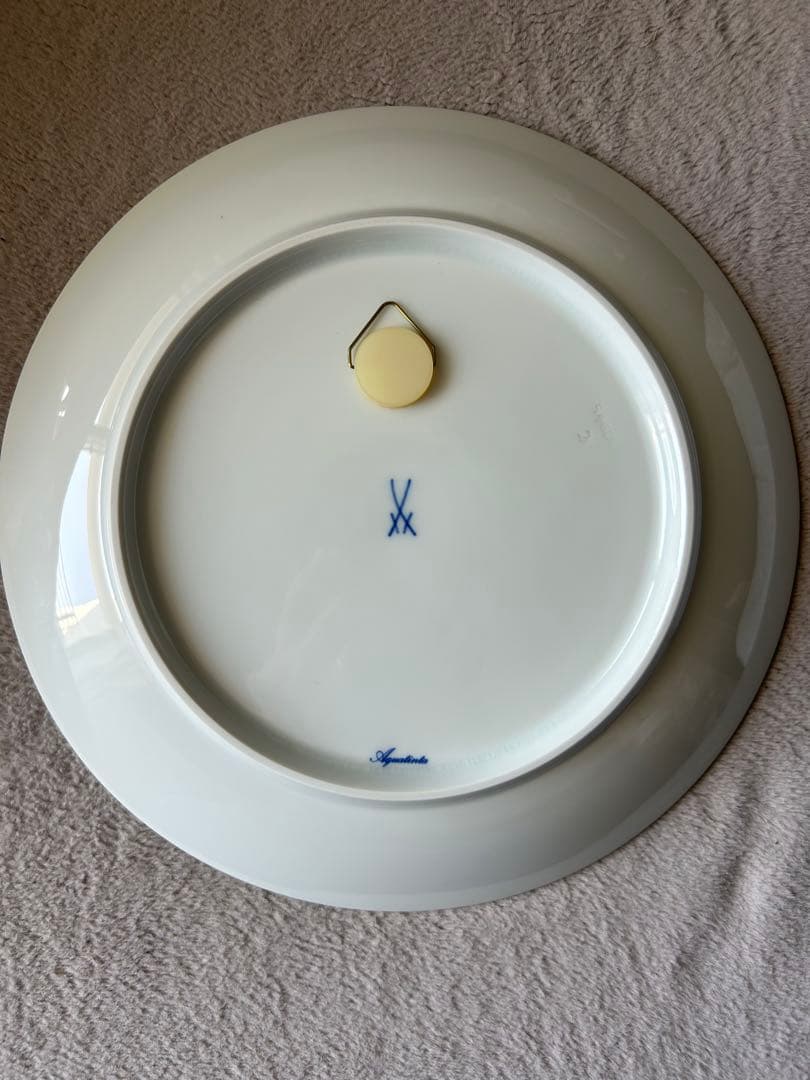 【美品・ケース付】マイセン／275周年 歴代 双剣 飾り皿 25.5㎝