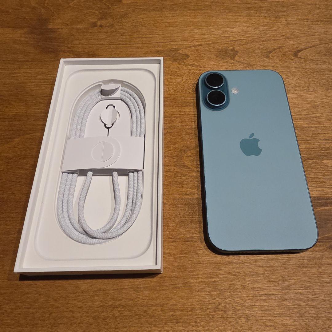 Apple iPhone 16 ティール　128gb