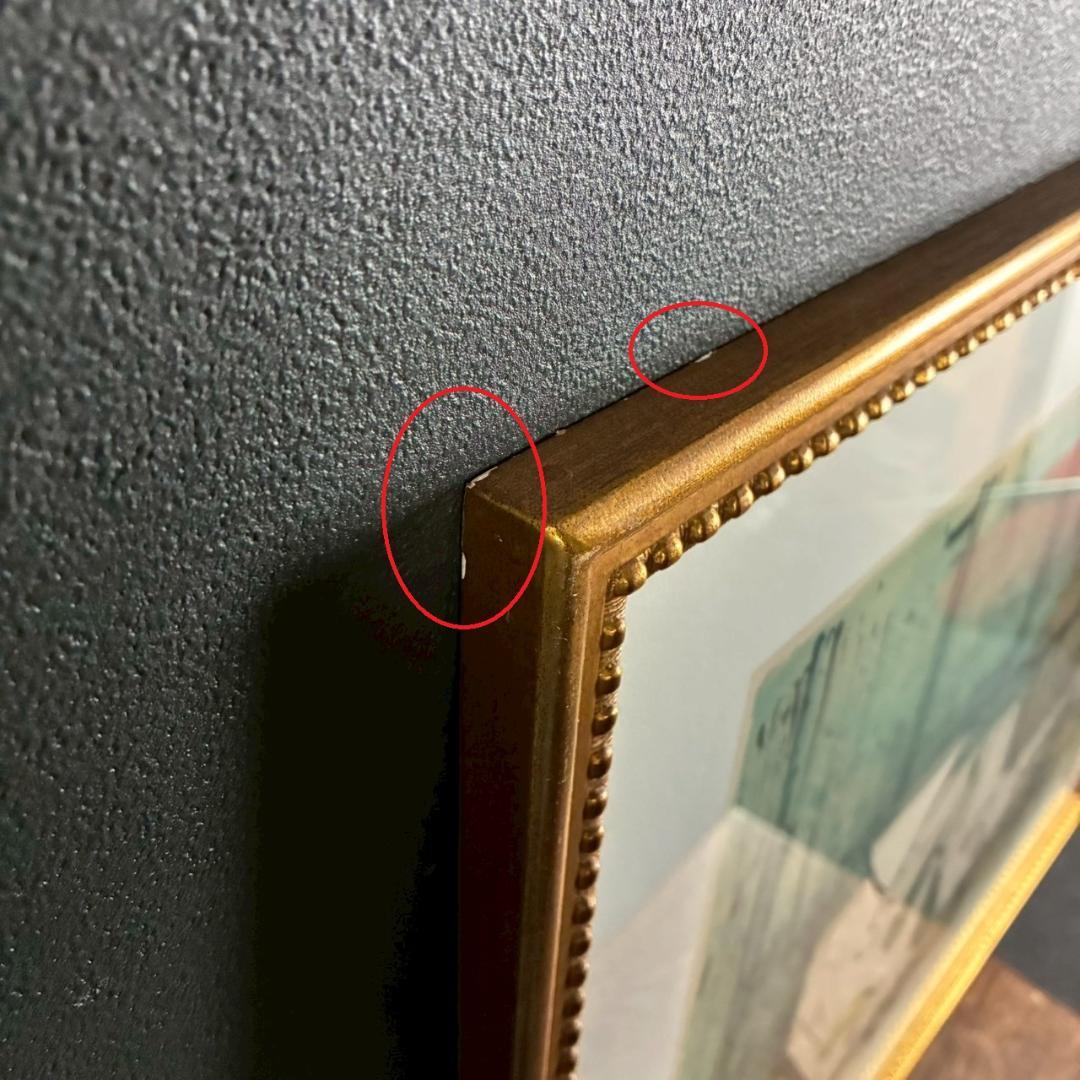 ベルナール・ビュッフェ「フルーツバスケット」リトグラフ 大作 直筆サイン入