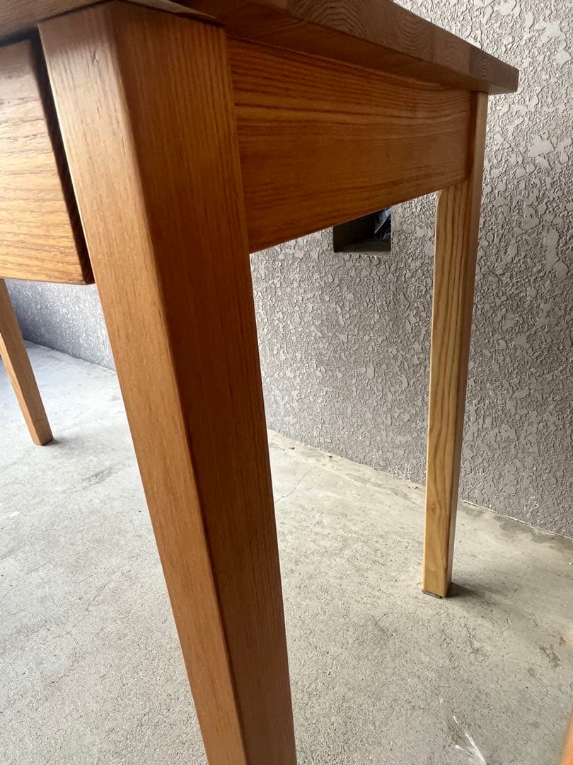 無印良品 タモ材 学習机