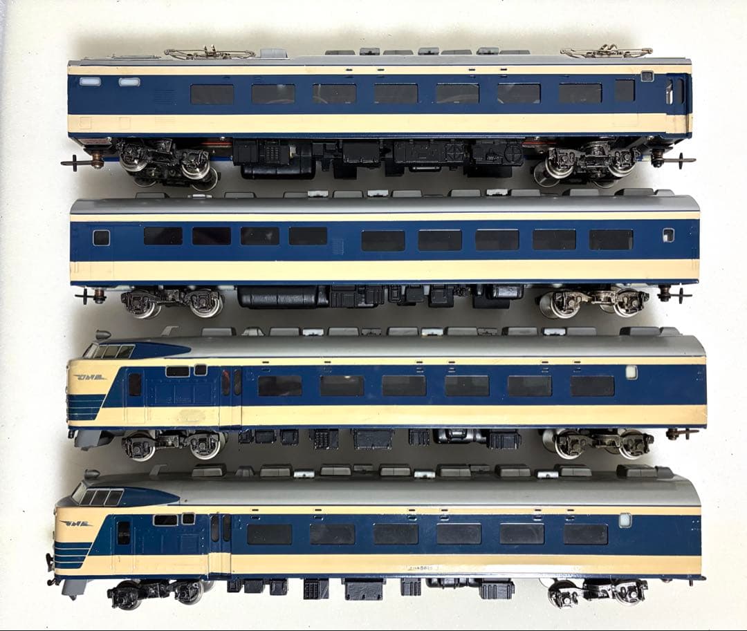 HOゲージ 581系寝台特急電車 4両セット