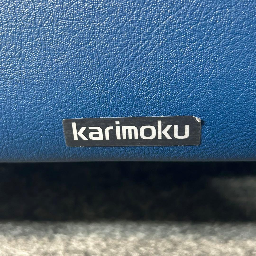 カリモク家具 ソファ 3人掛け 革張り ネオスムース おしゃれ d3214
