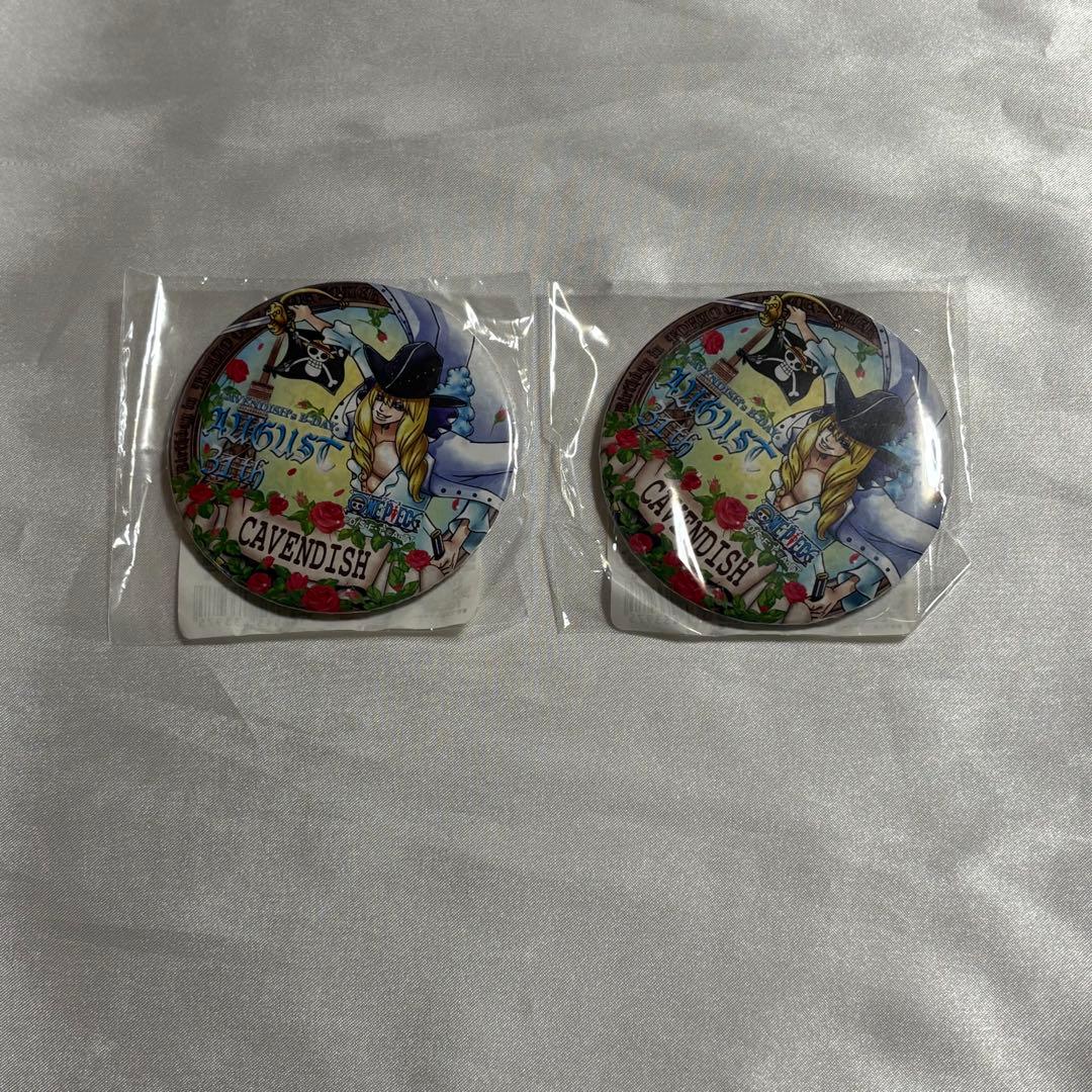 ワンピース ONE PIECE キャベンディッシュ 缶バッジ 輩缶バッジ