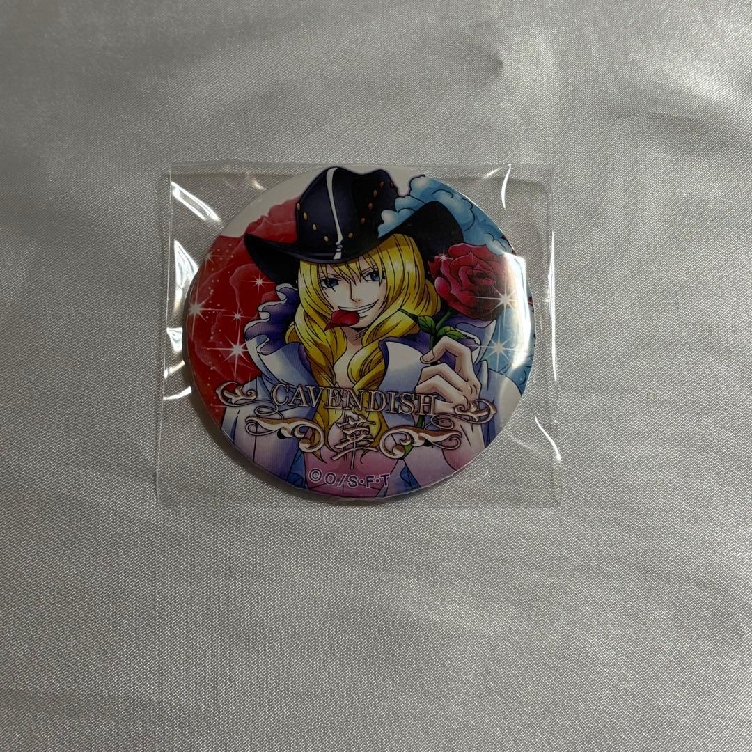 ワンピース ONE PIECE キャベンディッシュ 缶バッジ 輩缶バッジ