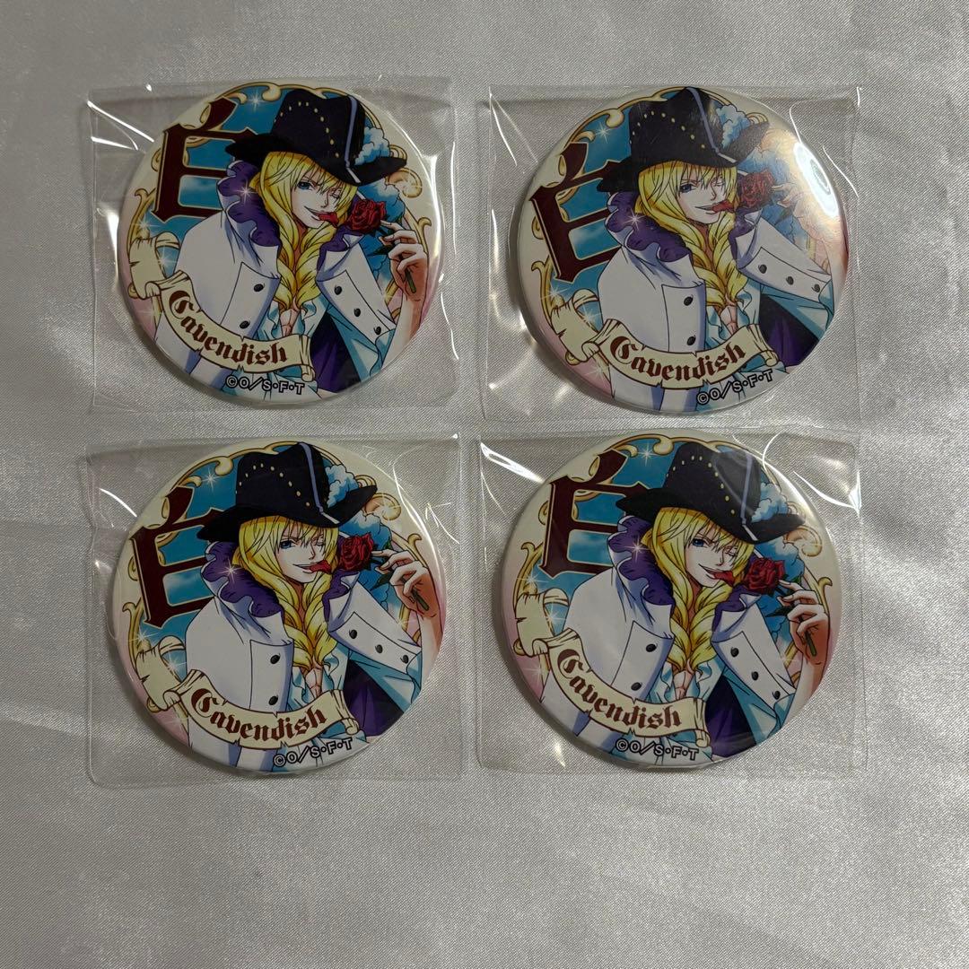ワンピース ONE PIECE キャベンディッシュ 缶バッジ 輩缶バッジ