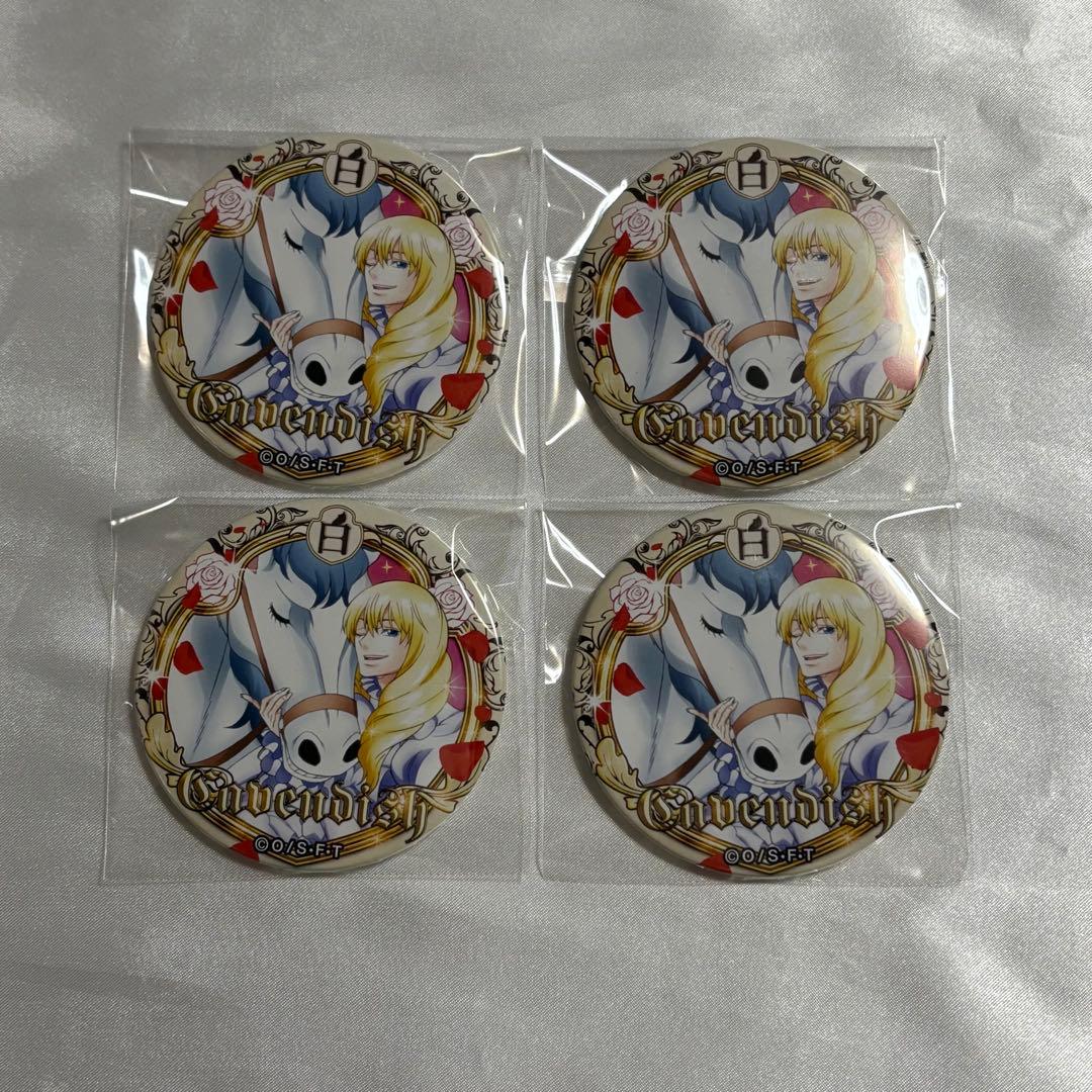 ワンピース ONE PIECE キャベンディッシュ 缶バッジ 輩缶バッジ