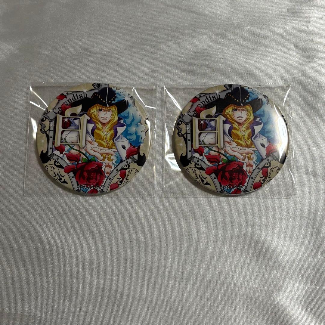 ワンピース ONE PIECE キャベンディッシュ 缶バッジ 輩缶バッジ
