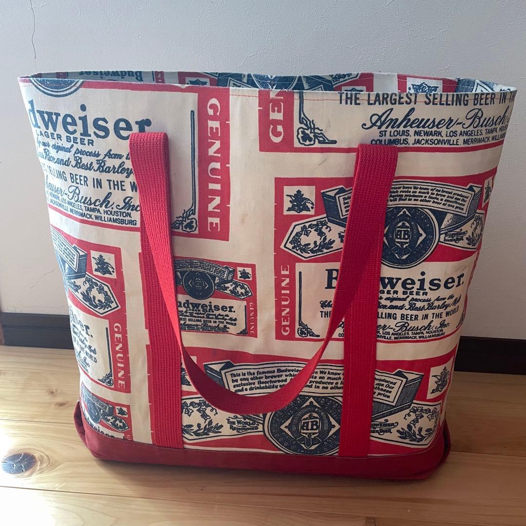 バドワイザー　Budweiser トートバッグ　ハンドメイド