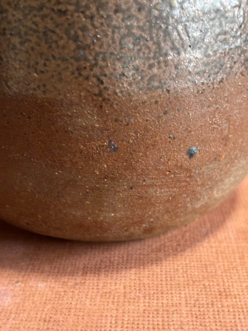 古唐津彫唐津灰釉茶筅徳利