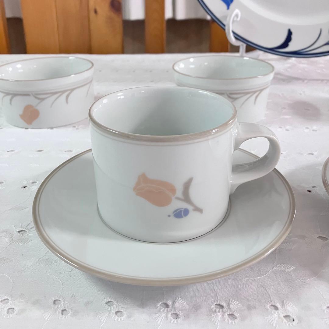 DANSK ダンスク TIVOLI チボリ ココット カップ&ソーサー 大皿