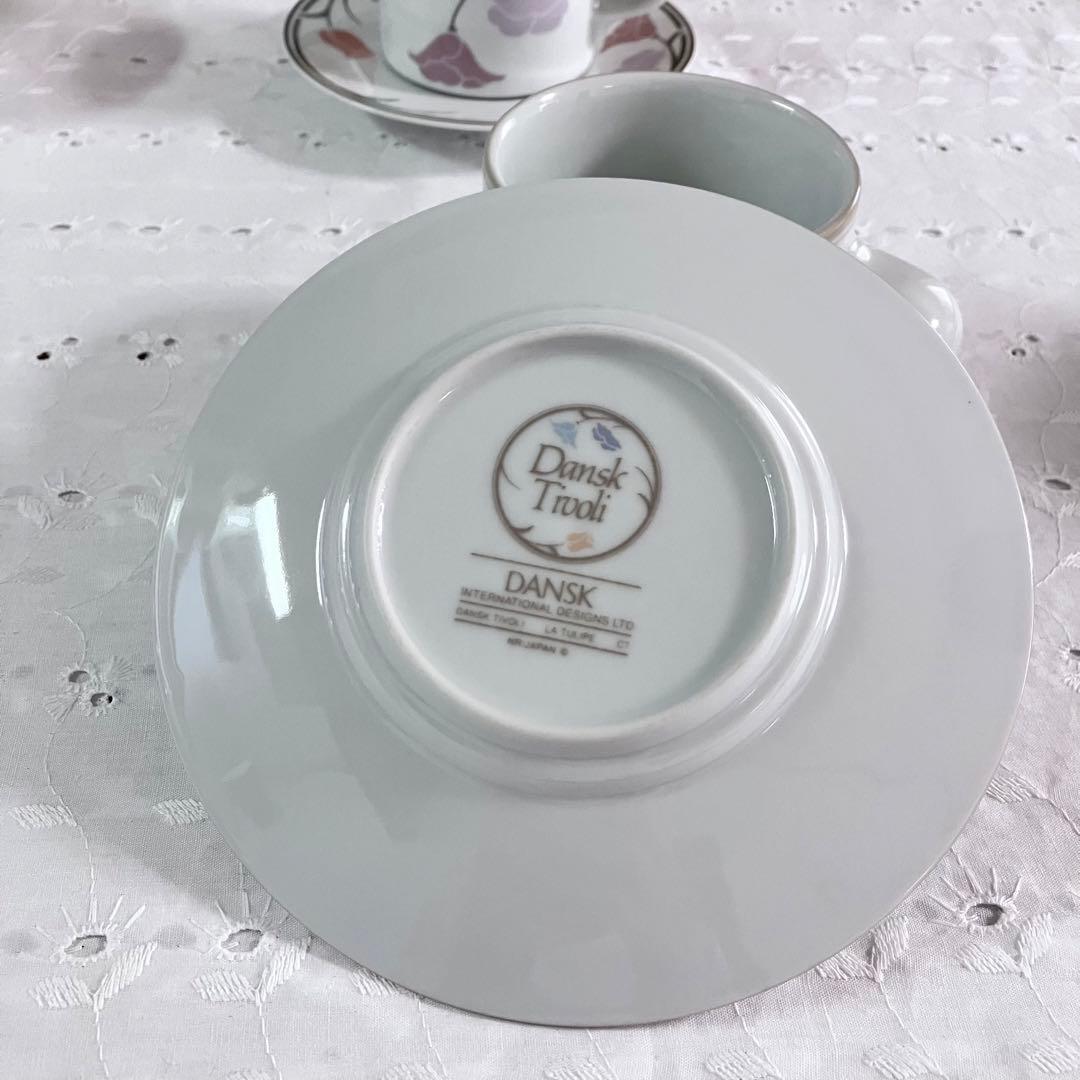 DANSK ダンスク TIVOLI チボリ ココット カップ&ソーサー 大皿