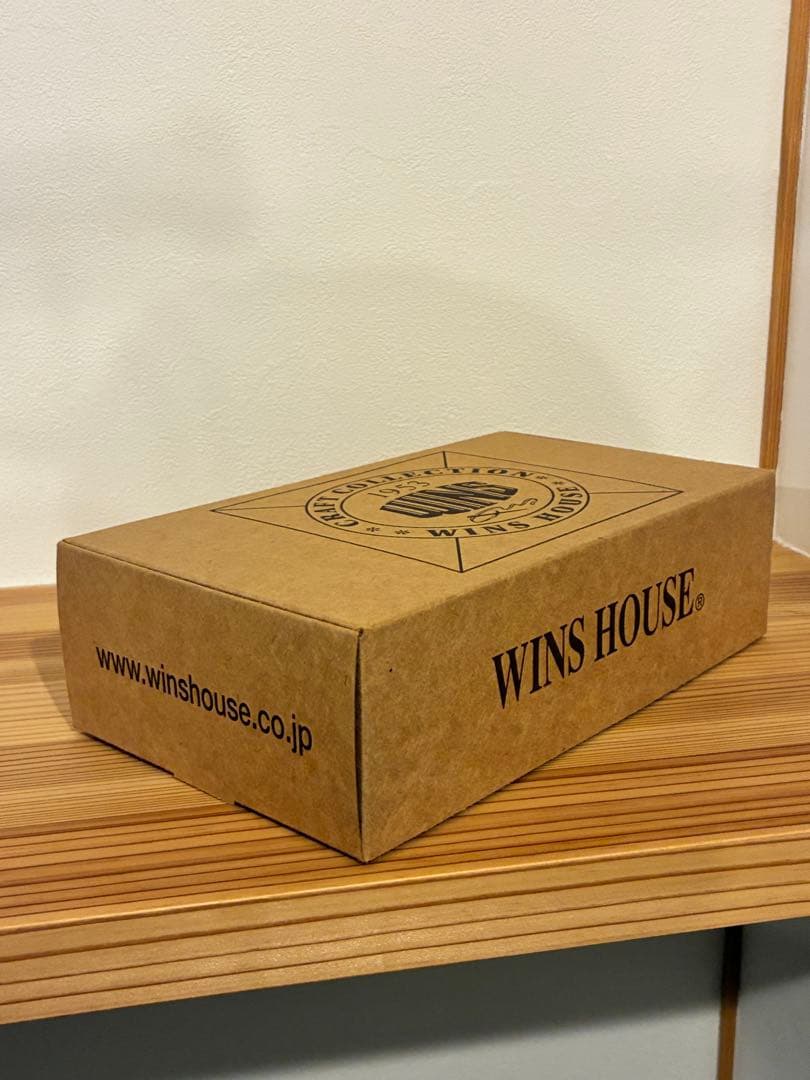 【未使用】WINS HOUSE オールハンドメイド　ヌメ革 長財布