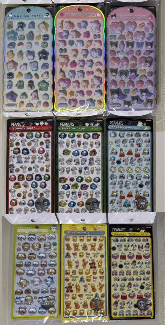 ☆ボンボンドロップ等30枚まとめ売り☆サンリオ☆ディズニー☆